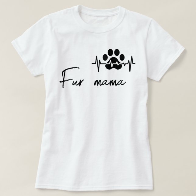 Camiseta Mãe peluda (Frente do Design)