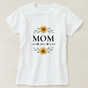 Camiseta Mãe Personalizada Com Presente De Dia de as mães D