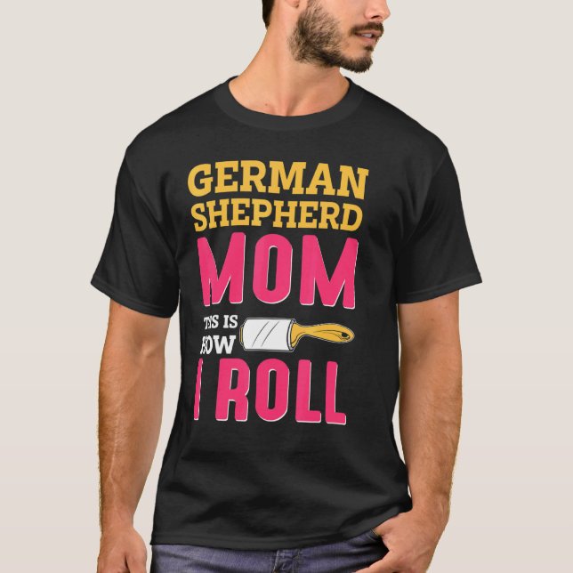 Camiseta Mãe Piada Shepard Shepherd Cão K9 (Frente)