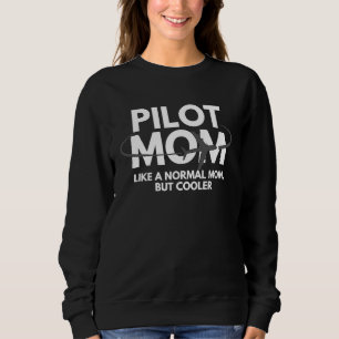 Camiseta Mãe Piloto Mulheres Avião Aviação Aeronave Piloto
