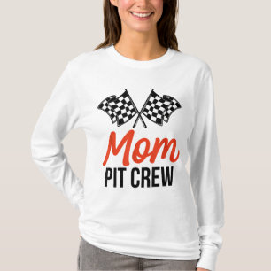 Camiseta Mãe Pit Crew Engraçado, Festa de aniversário De Co