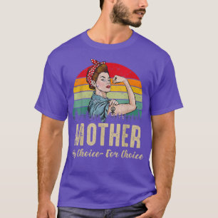 Camiseta Mãe Por Escolha Para Mulher Escolhida Feminista Do