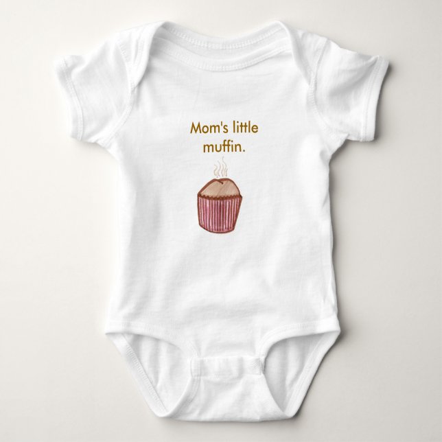 Camiseta Mãe pouco muffin. (Frente)