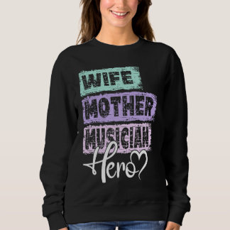 Camiseta Mãe profissional heroína mãe Músico 1