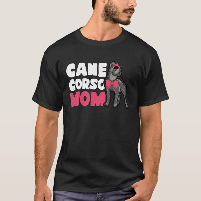 Camiseta Mãe Proprietária Cane Corso Feminino (Frente)