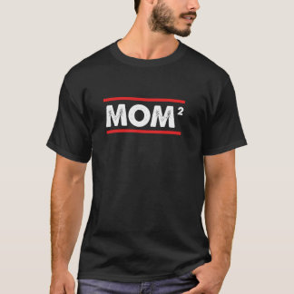 Camiseta Mãe Quadrada Mãe Engraçada Gêmeos Gêmeos Mãe Mãe2 