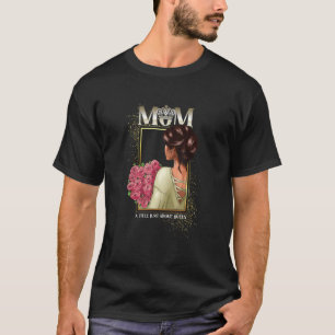 Camiseta Mãe Queen Brunette Dia de as mães Mama Mamãe Mothe