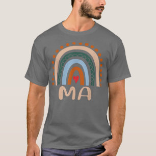 Camiseta MÃE Rainbow Vovó Dia de as mães Bonito MÃES Engraç