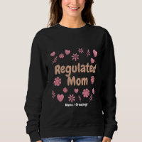 Mãe Regulada 3D Floral Rosa Estética do Coração
