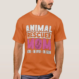 Camiseta Mãe Resciliadora de Animais Idolhe Mythhe Família 