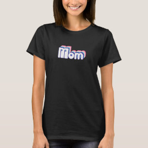Camiseta Mãe Retro Dia de as mães Gravidez Anúncio