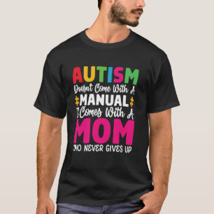 Camiseta Mãe Retro Filho Filha Crianças Autistas Autismo Co
