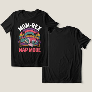 Camiseta Mãe-Rex Nap Mode - Engraçado Relaxar A Mãe Do Dino