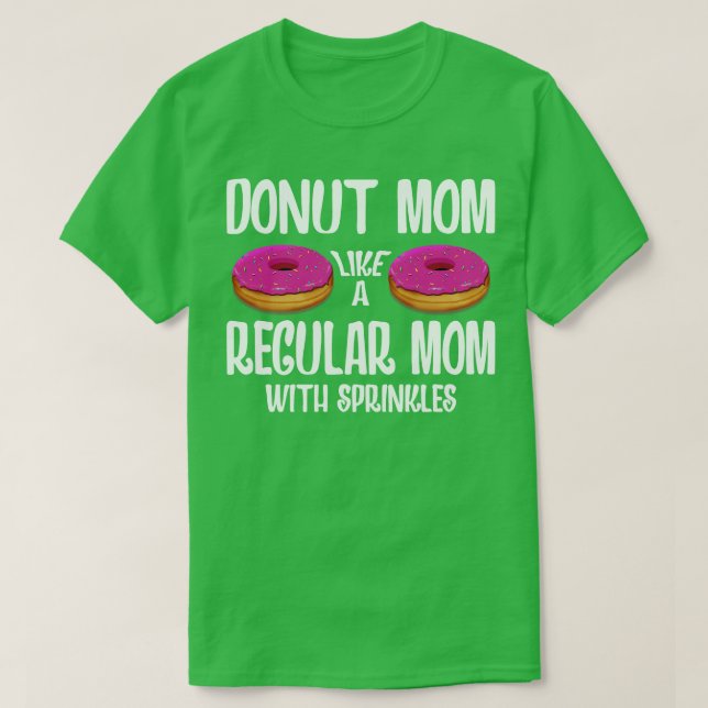 Camiseta Mãe rosquinha Como Uma Mãe Normal Com Préguas (Frente do Design)