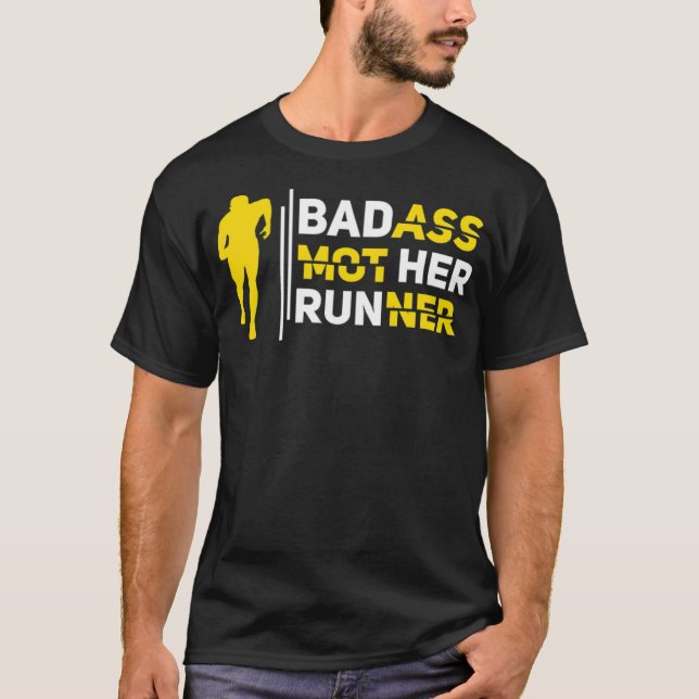 Camiseta Mãe Runner Engraçado Correndo Mãe Corrida Presente (Frente)