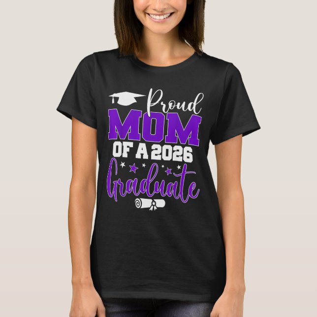 Camiseta Mãe Sênior Mãe Orgulhosa Classe (Frente)
