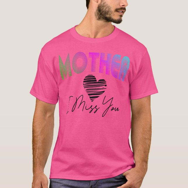 Camiseta mãe, sinto falta do presente (Frente)