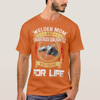 Camiseta Mãe Solteira E Filha Inteligente, Melhor Amigo Org