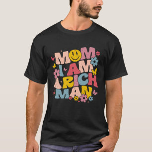Camiseta Mãe, Sou Um Homem Rico, Trendente Estética, Smil F