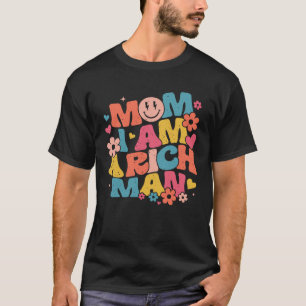 Camiseta Mãe, Sou Um Homem Rico, Trendente Estética, Smil F