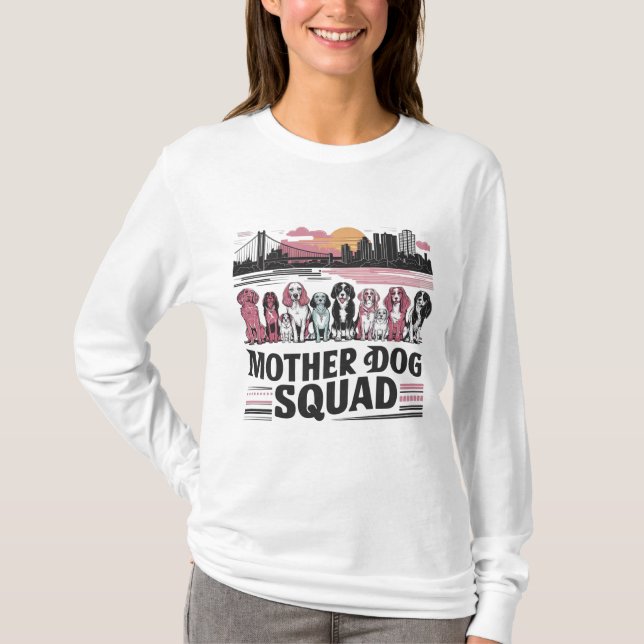 Camiseta Mãe Squad - Dia de as mães (Frente)