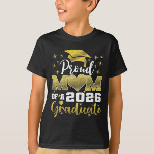 Camiseta Mãe Super Orgulhosa do Graduado de 2026 Graduação