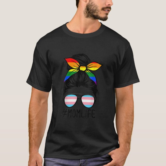 Camiseta Mãe Suporte à vida Transkids Protegem Crianças LGB (Frente)