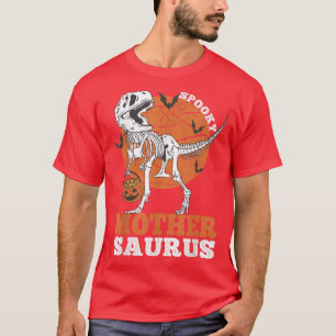 Camiseta Mãe Surus Dinossaur Skeleton T re Pumpki