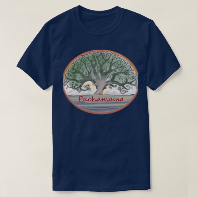 Camiseta Mãe Terra Pachamama (Frente do Design)