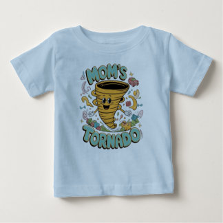 Camiseta "Mãe tornado" Bebê