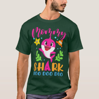 Camiseta Mãe TubarãoMãeMãeMãeFamília Tubarão