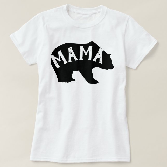 Camiseta Mãe Urso (Frente do Design)