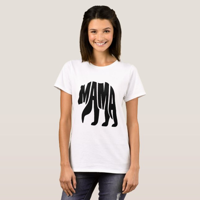 Camiseta Mãe Urso (Frente Completa)