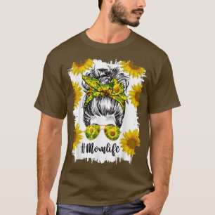Camiseta Mãe Vida Cabelo Mensageiro Torneiro Girassol Mãe D