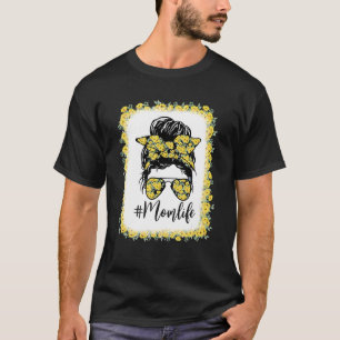 Camiseta Mãe Vida Cabelo Mensageiro Torneiro Girassol Mãe D