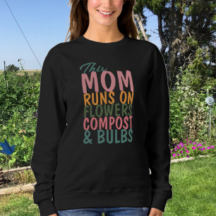 Camiseta Mãe Vida Esta Mãe Funciona No Jardinagem