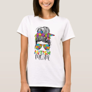 Camiseta Mãe Vida Mensageira Dia de as mães Autismo Mãe San