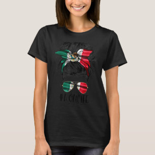 Camiseta Mãe Vida Mensagem Bun Mexicano Bandeira Motheru201