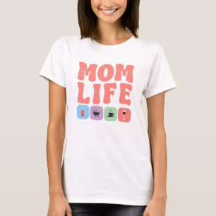 Camiseta Mãe Vida SVG PNG, mamãe svg, mamãe svg, Colorida m