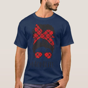 Camiseta Mãe Vida Xadrez Buffalo, Amor Familiar Corresponde