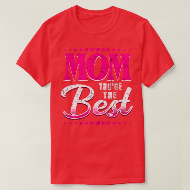 Camiseta Mãe, você é a melhor (Frente do Design)