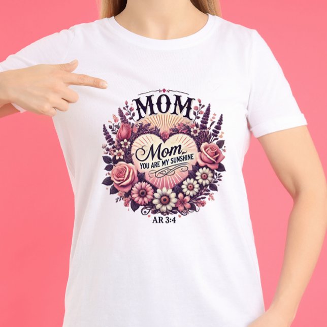 Camiseta Mãe, Você É Minha Luz (Criador carregado)