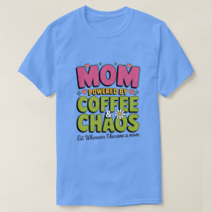 Camiseta Mãe Você Faz a Vida Florescer Coração Fofo Floral 
