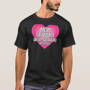 Camiseta Mãe Vovó Excelente Vovó Abençoada