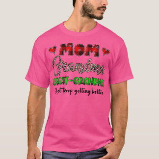 Camiseta Mãe Vovó Excelente Vovó Eu Só Continuo A Pegar Bet