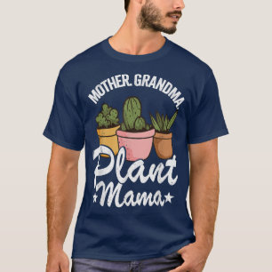 Camiseta Mãe Vovó Planta Mamã Landscapers Gardener Pla
