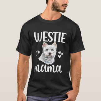 Camiseta Mãe Westie West Highland White Terrier Westie