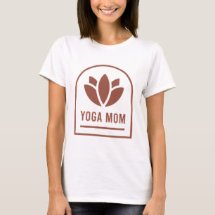 Camiseta Mãe yoga mãe flor de lótus estética boho