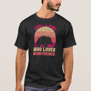 Camiseta Mães Austrália Echidna Citação De Monotreme Ech