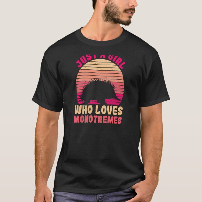 Camiseta Mães Austrália Echidna Citação De Monotreme Ech (Frente)